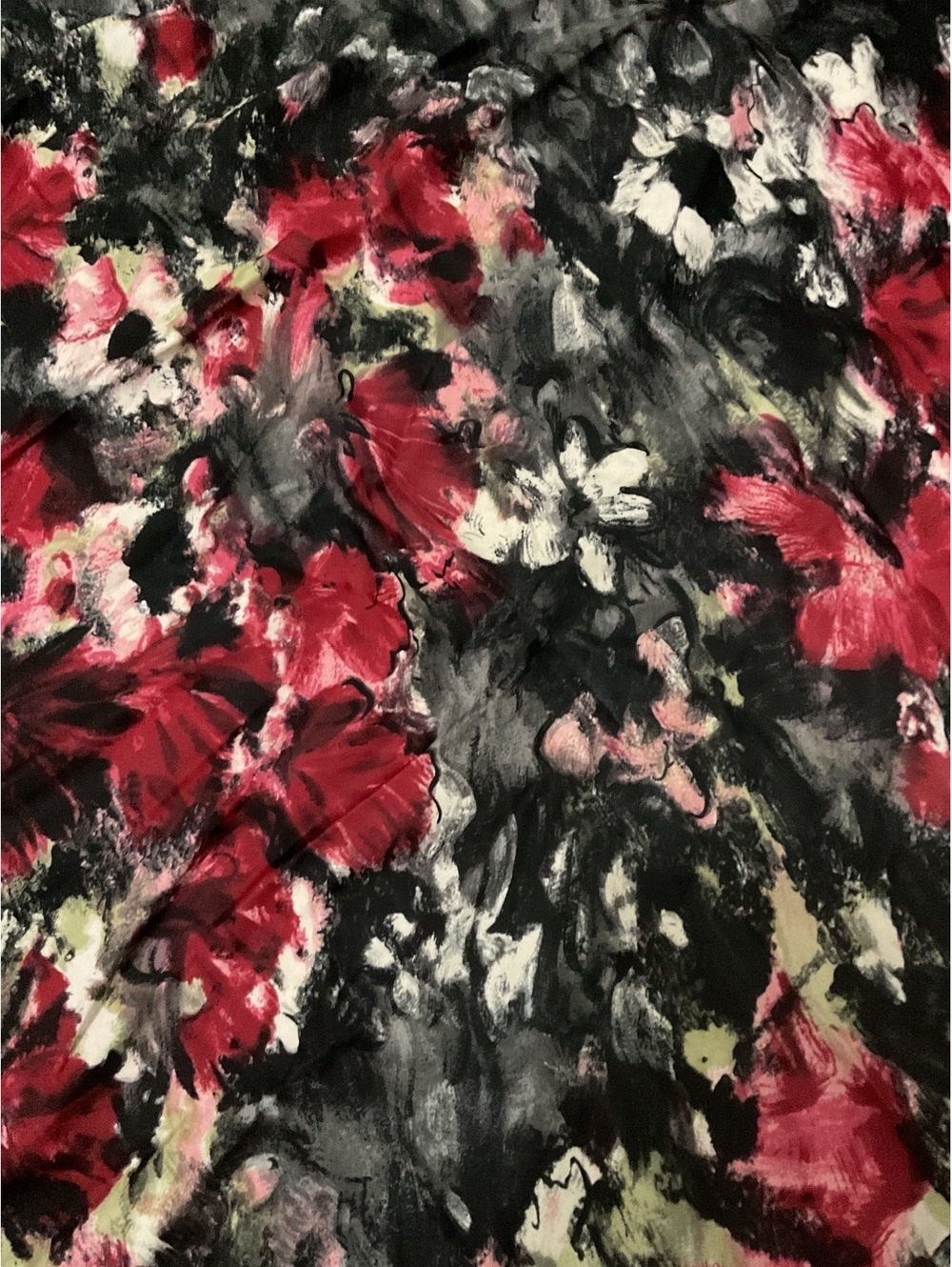Pierre Balmain Vintage 100% Silk Floral Scarf Made in France - Picture 3 of 6